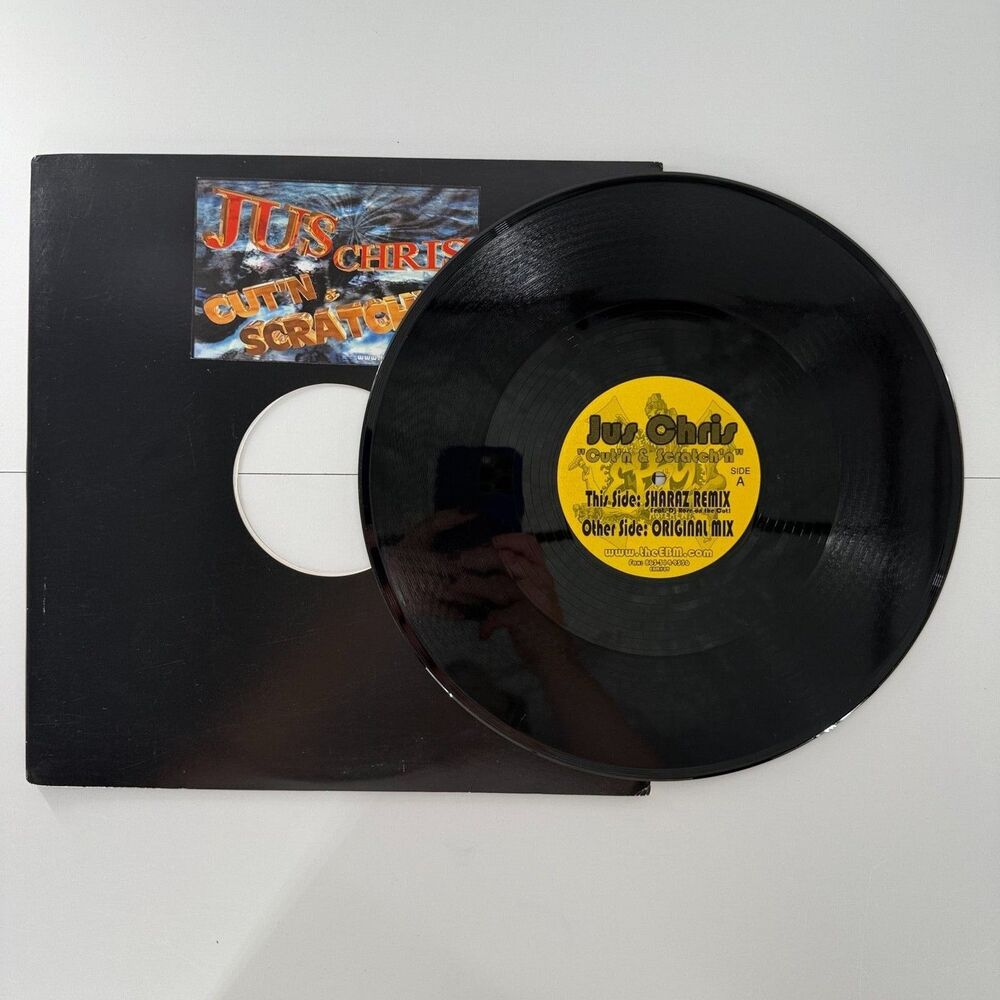 Just Chris Cut N Scratch’n 12" Vinyl EBM09 DJ Scratch Breakbeat Record #98